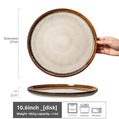 Vintage Ceramic Dinner Plate