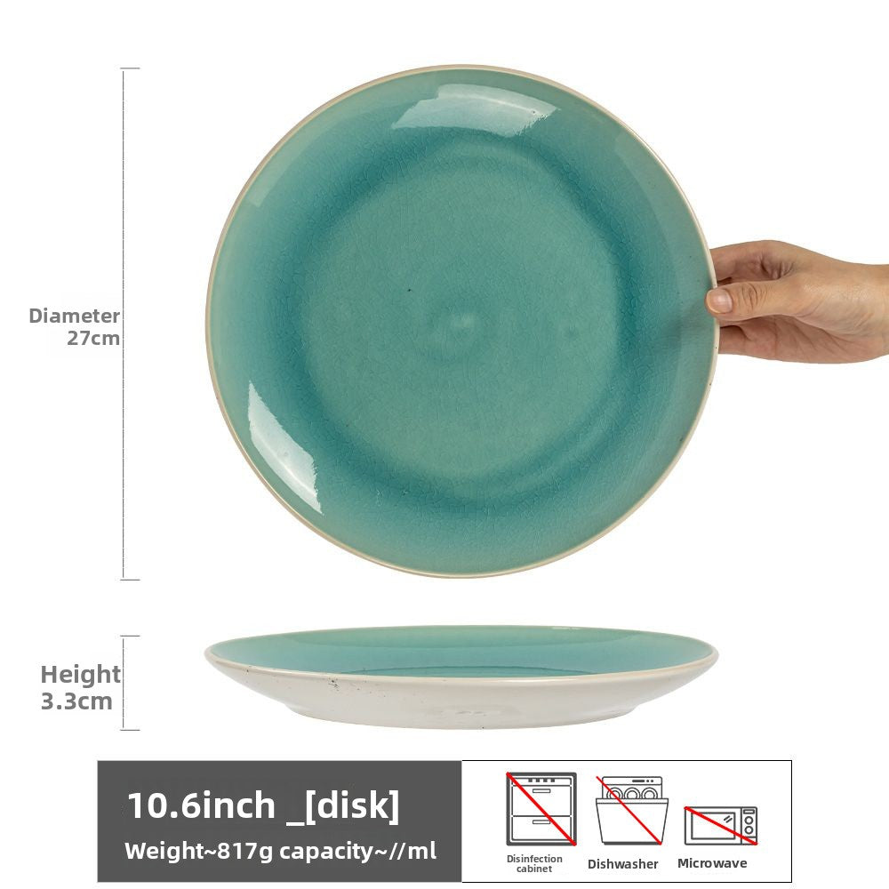 Vintage Ceramic Dinner Plate