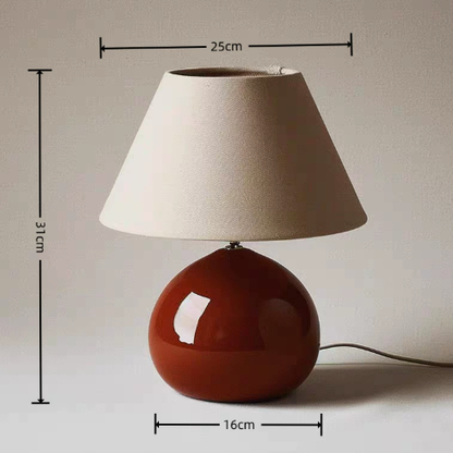 Vintage Ceramic Table Lamp with Dimming Options