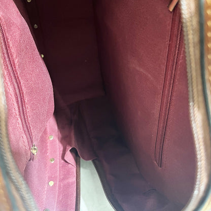 Vintage Clock Design Shoulder Bag
