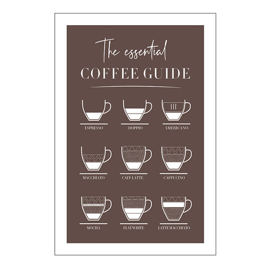 Vintage coffee poster decorative paintings