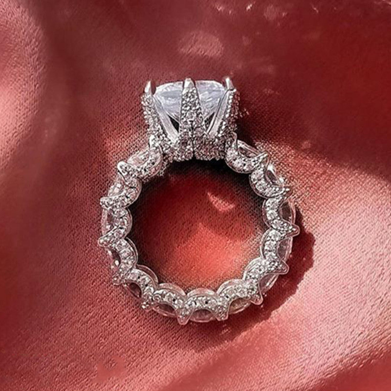 Vintage Copper Zircon Wedding Ring