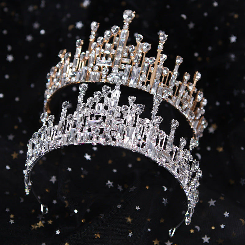 Vintage Crystal Crown Bride Headdress