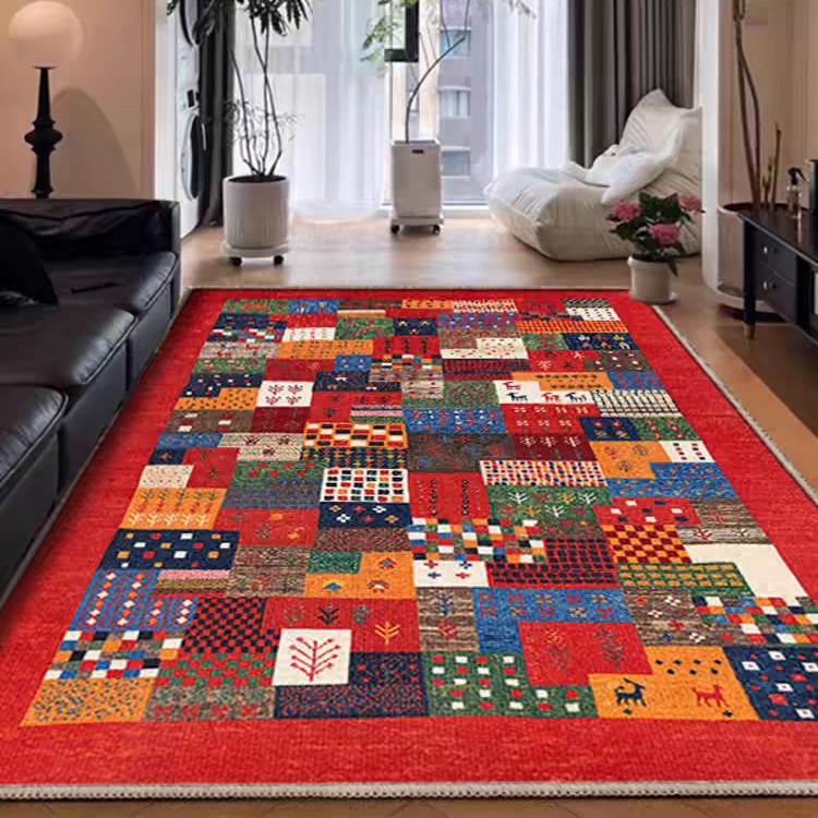 Vintage Crystal Velvet Non-Slip Carpet
