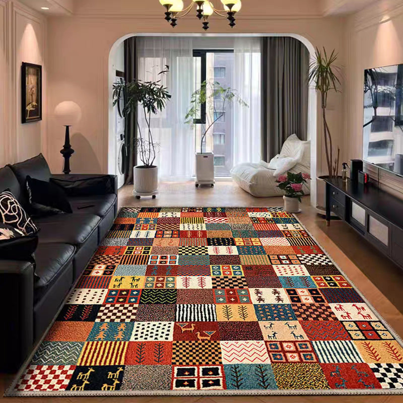 Vintage Crystal Velvet Non-Slip Carpet