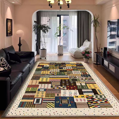 Vintage Crystal Velvet Non-Slip Carpet