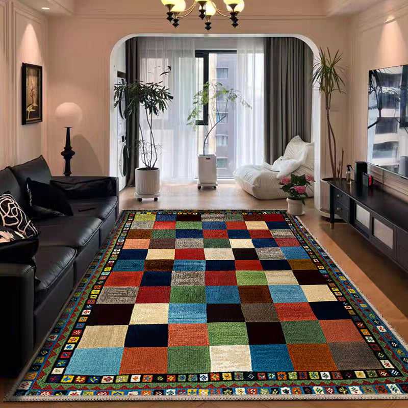 Vintage Crystal Velvet Non-Slip Carpet