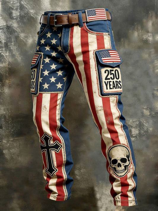 Vintage Denim Cargo Pants