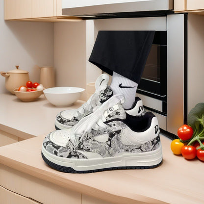 Vintage Denim Casual Sneakers