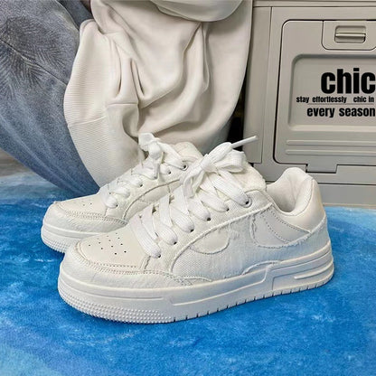 Vintage Denim Casual Sneakers