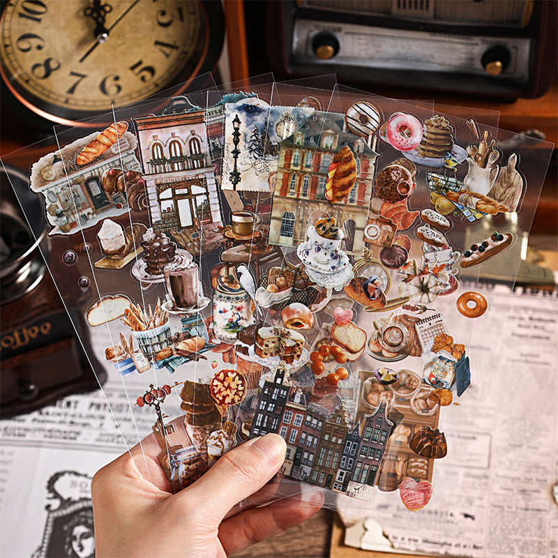 Vintage Die Cut Scrapbook Stickers