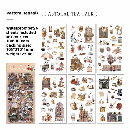 Vintage Die Cut Scrapbook Stickers
