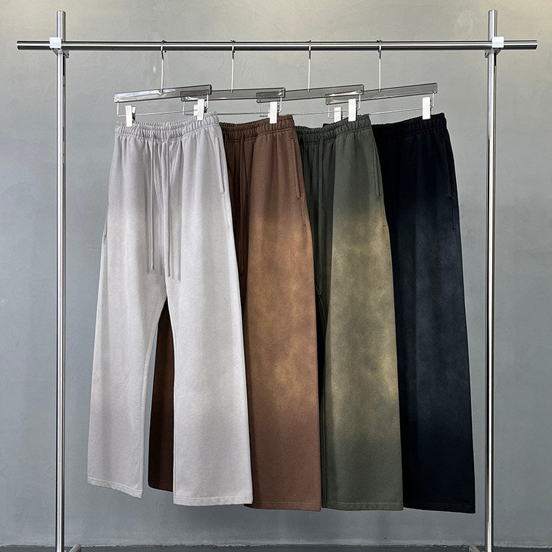 Vintage Distressed Straight Leg Pants