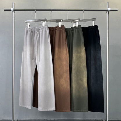 Vintage Distressed Straight Leg Pants