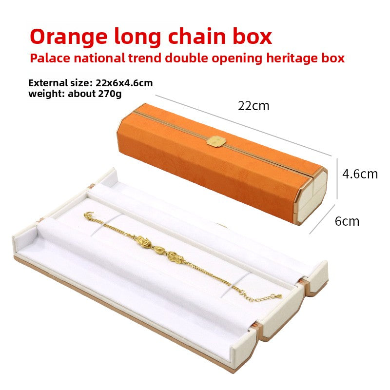 Vintage Double Open Jewelry Display Box