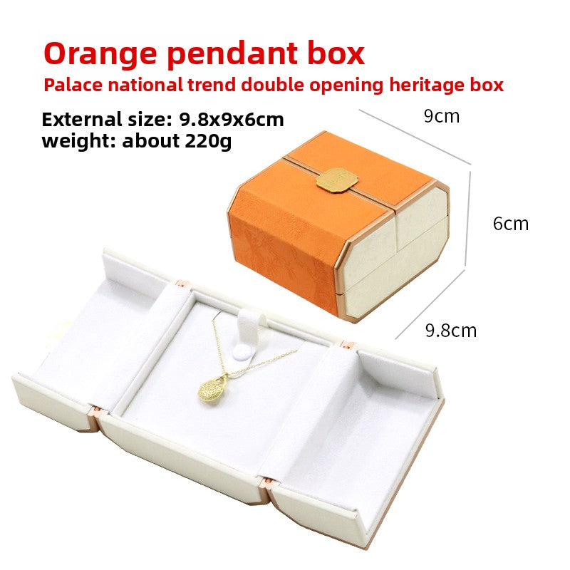 Vintage Double Open Jewelry Display Box