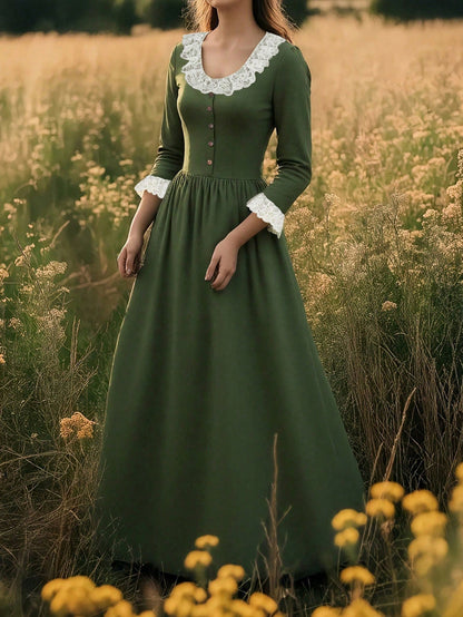 Vintage Elegant Long Dress