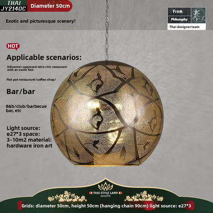 Vintage ethnic style chandelier
