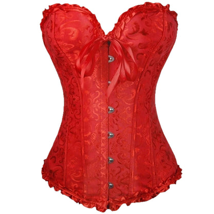 Vintage Fishbone Bust-Lifting Shapewear,
