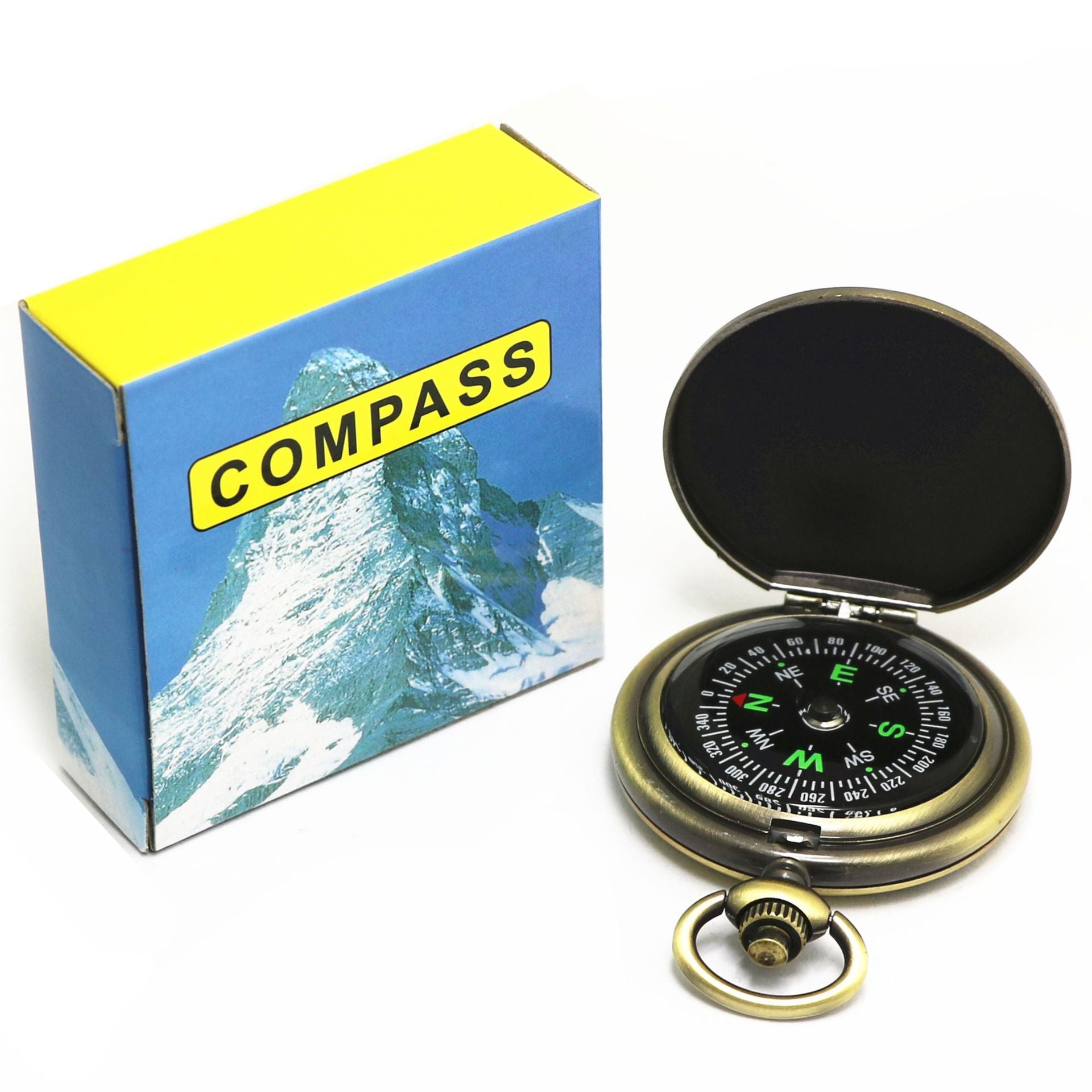 Vintage Flip Pocket Compass