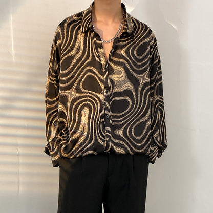 Vintage floral shirt with a Hong Kong style