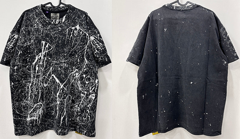 Vintage Gallery Dept Letter Print Loose Fit Washed T-Shirt