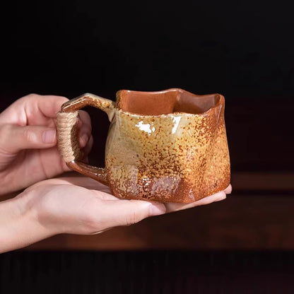 Vintage Handmade Ceramic Coffee Cup