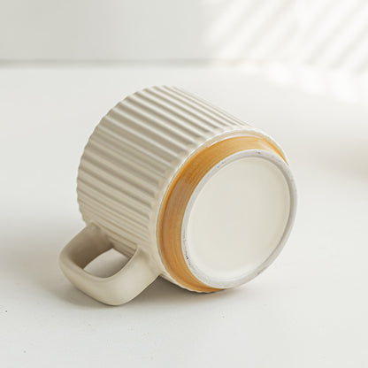 Vintage Handmade Ceramic Stackable Mug