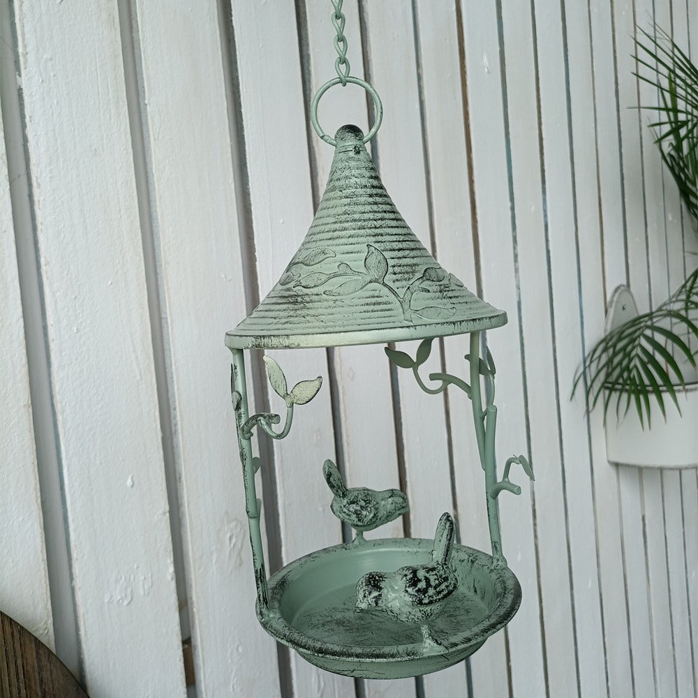 Vintage Hanging Bird Feeder