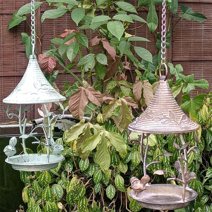 Vintage Hanging Bird Feeder