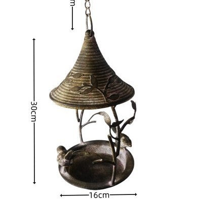 Vintage Hanging Bird Feeder