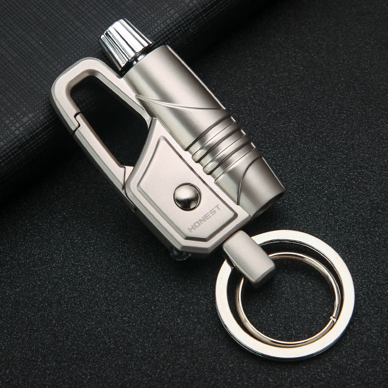 Vintage Keychain Lighter with Light