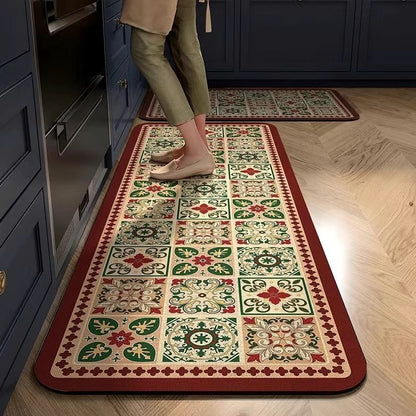 Vintage Kitchen Floor Mat