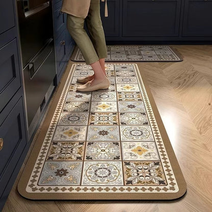 Vintage Kitchen Floor Mat