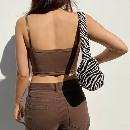 Vintage Lace Backless V-Neck Camisole Top
