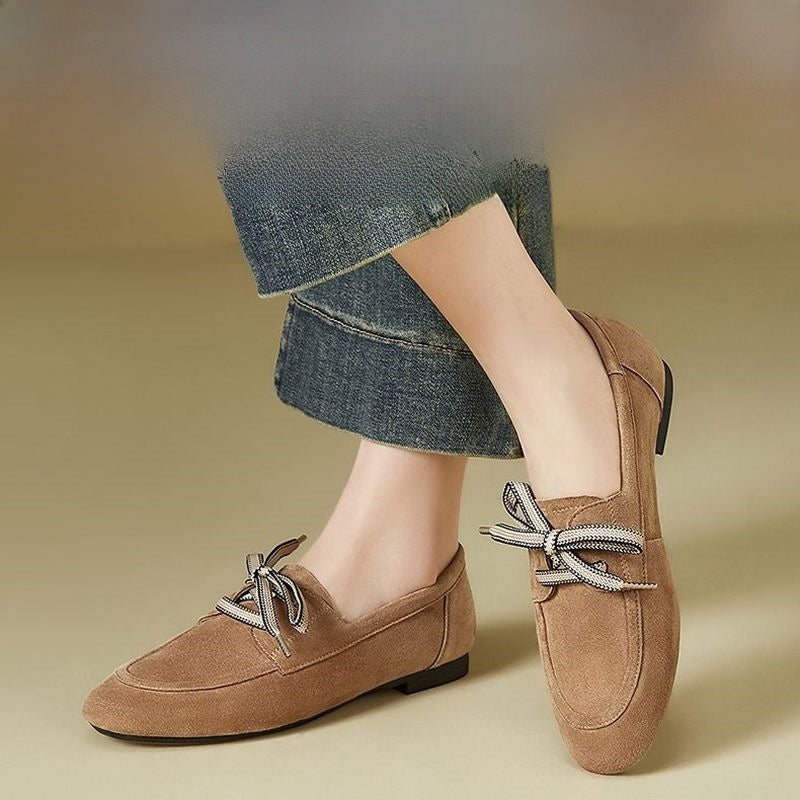 Vintage Lace-Up Flat Shoes