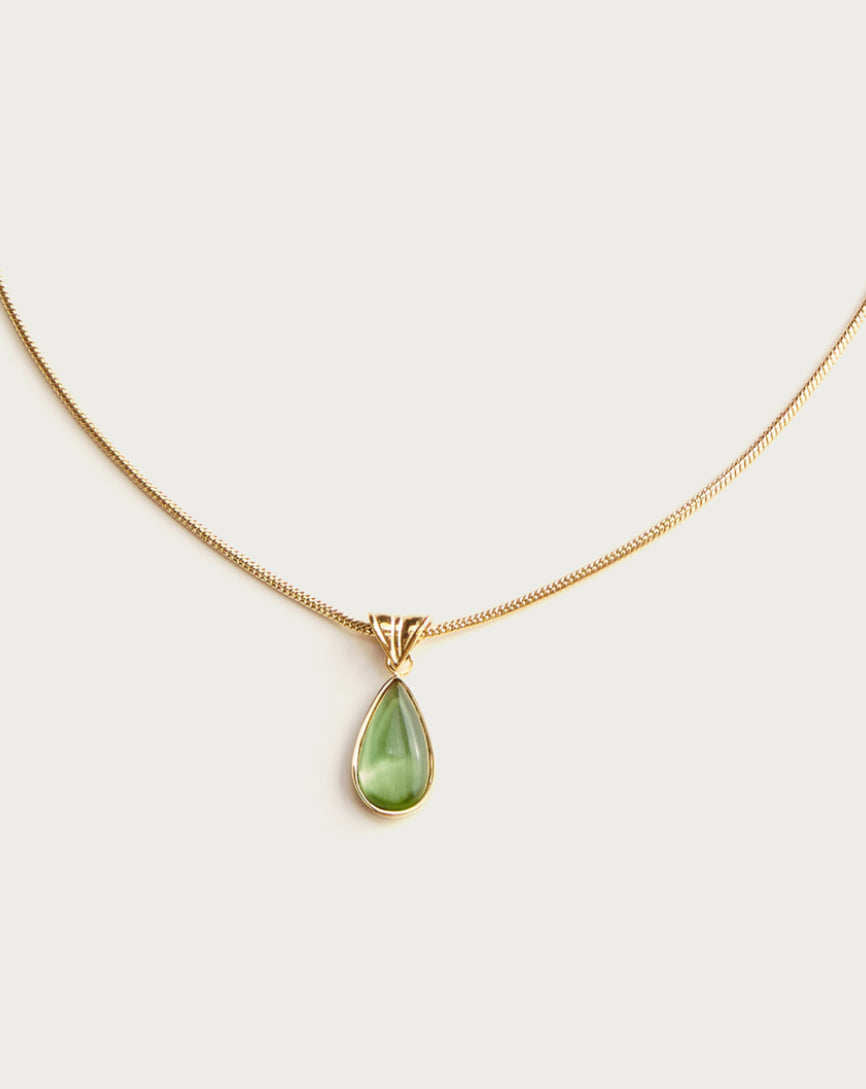 Vintage Lake Green Necklace
