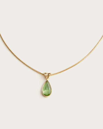 Vintage Lake Green Necklace