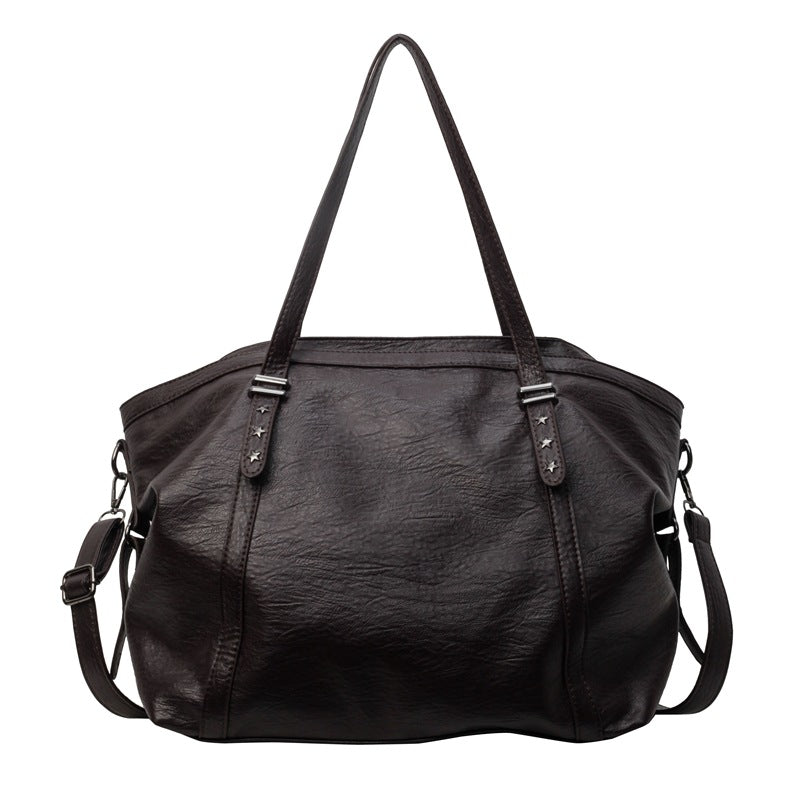 Vintage Large Capacity Women Crossbody Bag