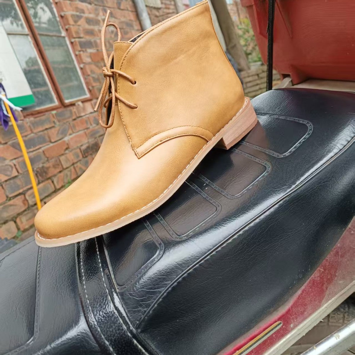 Vintage Leather Desert Boots