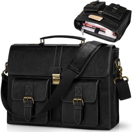 Vintage Leather Messenger Bag