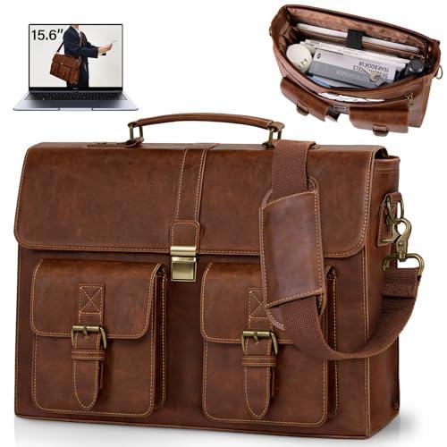 Vintage Leather Messenger Bag