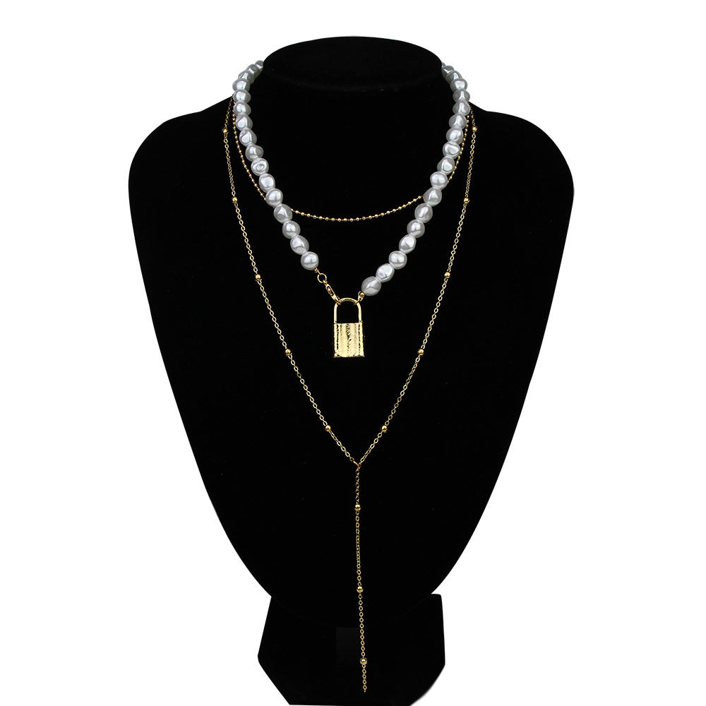 Vintage Lock Necklace