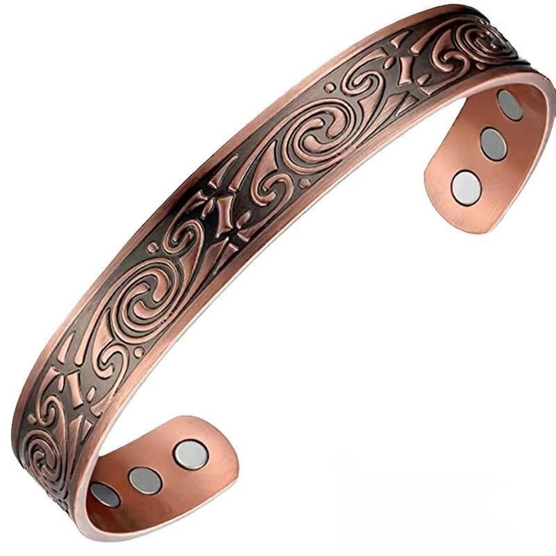 Vintage Magnetic Bracelet and Ring Set