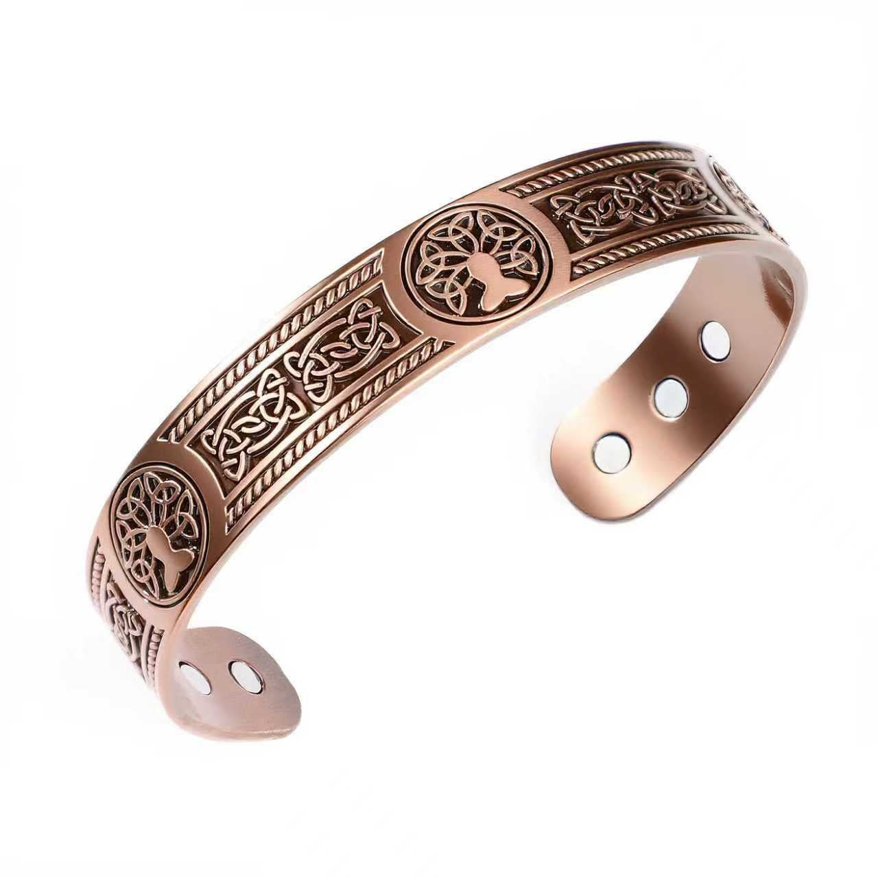 Vintage Magnetic Bracelet and Ring Set
