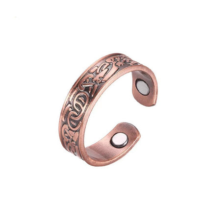 Vintage Magnetic Bracelet and Ring Set