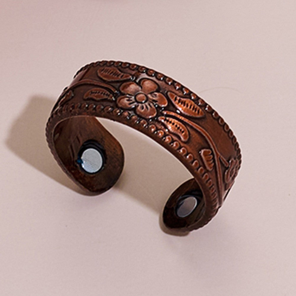 Vintage Magnetic Bracelet and Ring Set