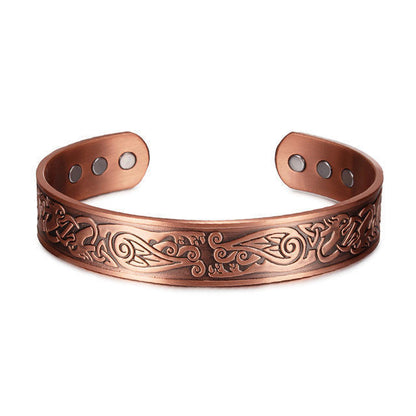 Vintage Magnetic Bracelet and Ring Set