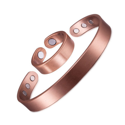 Vintage Magnetic Bracelet and Ring Set