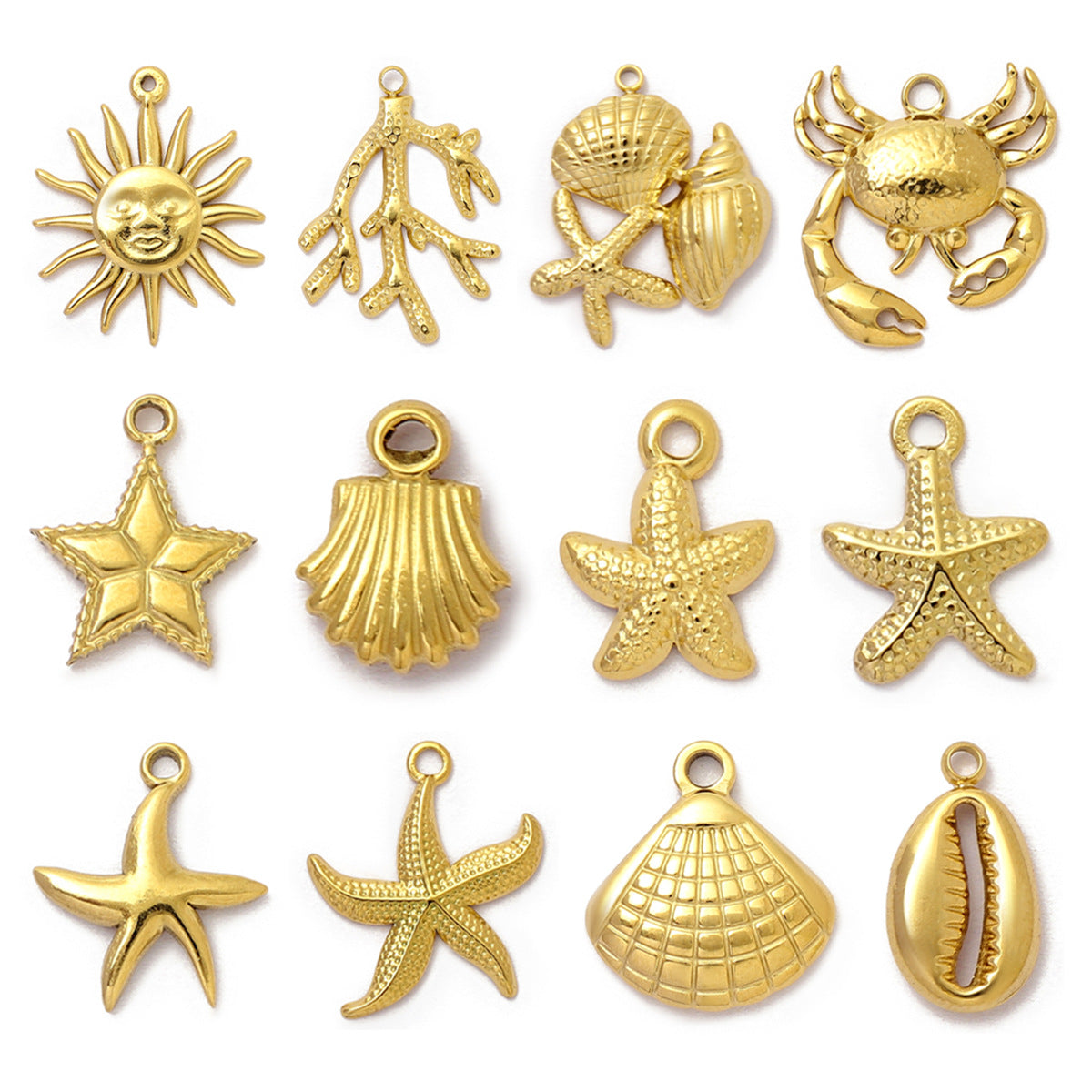 Vintage Marine Theme Titanium Steel Jewelry Pendant